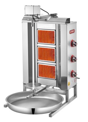 3 RADYANLI ÜSTTEN MOTORLU DÖNER OCAK