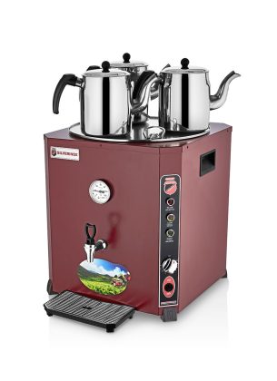 36 LİTRE JUMBO KIRMIZI MODEL ÇAY MAKİNASI