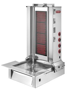 4 RADYANLI ALTTAN MOTORLU ELEKTRİKLİ DÖNER OCAK