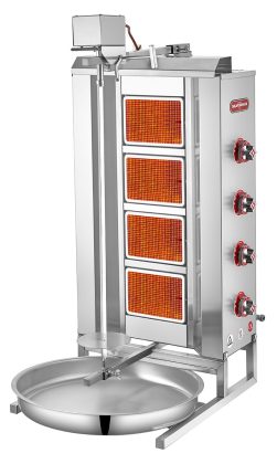 4 RADYANLI ÜSTTEN MOTORLU DÖNER OCAK