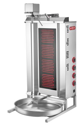 4 RADYANLI ÜSTTEN MOTORLU ELEKTRİKLİ DÖNER OCAK