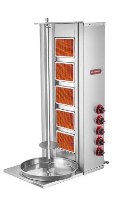 5 RADYANLI ALTTAN MOTORLU DÖNER OCAK