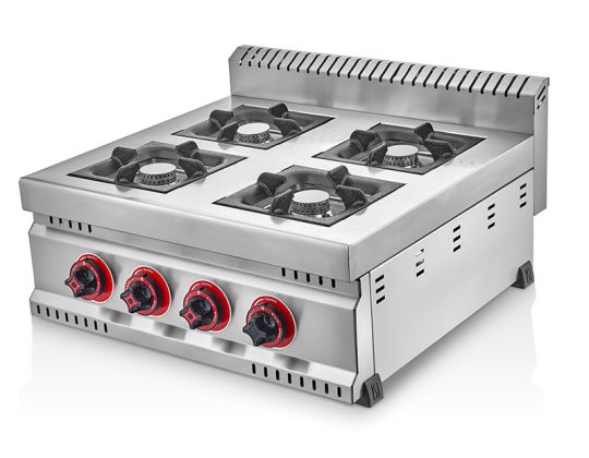 DÖRT GÖZLÜ PROFESYONEL MODEL SET ÜSTÜ OCAK