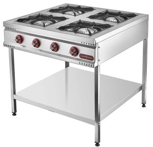 DÖRT GÖZLÜ TABAN RAFLI LOKANTA OCAĞI